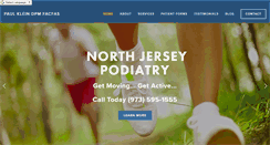 Desktop Screenshot of northjerseypodiatry.com