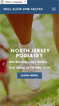 Mobile Screenshot of northjerseypodiatry.com